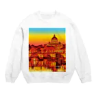 GALLERY misutawoのイタリア ローマの夕暮れ Crew Neck Sweatshirt