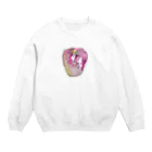 shop_newton_isaacのApple Drawing #9 Through his eyes Crew Neck Sweatshirt