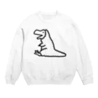 タドリのティラノサウルス羽毛バージョン Crew Neck Sweatshirt