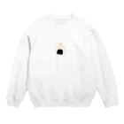 のんびりおにぎり専門店のつなまよのおにぎり Crew Neck Sweatshirt