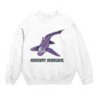 LalaHangeulのGhost Shark Crew Neck Sweatshirt