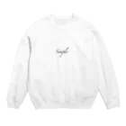 lovepenのシンプル　しんぷる　Simple Crew Neck Sweatshirt