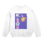 ひよこ工房のシティポップ Crew Neck Sweatshirt