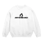 ドリブルTシャツのD-Studioのペンギンサッカー:EnjoyFootballSkills Crew Neck Sweatshirt