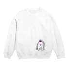 sasasoのもふもふのお友達 Crew Neck Sweatshirt