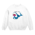 はさまるのonedari shark Crew Neck Sweatshirt