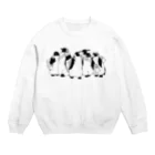 shimewoの部活帰りのペンギンたち Crew Neck Sweatshirt