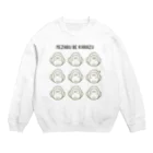 MIZUKICOCOの寝猿べからず Crew Neck Sweatshirt