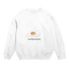 ゆるかわいいデザインのめだまやき。 Crew Neck Sweatshirt