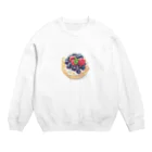 スイちゃんマンのカスタードベリーパイ Crew Neck Sweatshirt