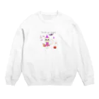 ゆずずショップのトリック・オア・トリート　ねこ Crew Neck Sweatshirt