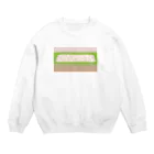 プーショップの田んぼのコンポジション〜稲刈りの季節〜 Crew Neck Sweatshirt