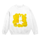 ツジイマコトのもちうま（白毛ちゃん） Crew Neck Sweatshirt