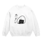 moonのおにぎり Crew Neck Sweatshirt