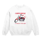 km1000mのCOPPE HOUSE originalsweat(white-front) Crew Neck Sweatshirt