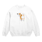 Andiamoのしばのおしり Crew Neck Sweatshirt