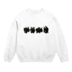 mofusandのハロウィンには奴らが Crew Neck Sweatshirt