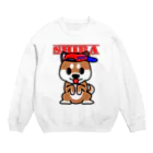 オリジナルデザインTシャツ　SMOKIN'のちんちん柴犬 Crew Neck Sweatshirt