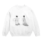 maskの明治の女 Crew Neck Sweatshirt