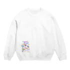 OWL_###のレッツ_トライ_イングリッシュ Crew Neck Sweatshirt