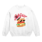 SESTA SHOPのBurgerさん Crew Neck Sweatshirt