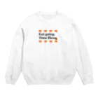 ホームタウンスター　Hometown Star のテントウムシピリオド（オレンジ）　Orange Ladybird Crew Neck Sweatshirt