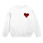 TARORIMOの心臓ベルツノガエル Crew Neck Sweatshirt