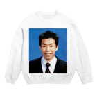 DJ ZET食堂のDJ ZET #オリジナル納豆 卒アル豆 Crew Neck Sweatshirt