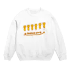 まめのき。のジャンピングにゃんこ Crew Neck Sweatshirt