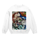 JapaneseArt Yui Shopの悪魔の雄叫び Crew Neck Sweatshirt