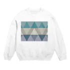 YükaCh!ka(ユカチカ)のサンカクー４ Crew Neck Sweatshirt