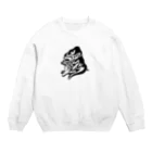 TRAVA design SHOPのゴリラトライバル Crew Neck Sweatshirt