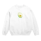 センタクバサミの君に投げつけたヤツ Crew Neck Sweatshirt