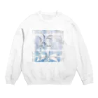 【ホラー専門店】ジルショップの絵画風プリンセスルーム(植物) Crew Neck Sweatshirt