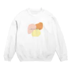 bouquetのcafe bouquet 3color Crew Neck Sweatshirt