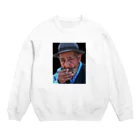 hplkjnyのおじいちゃん Crew Neck Sweatshirt