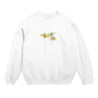 国際協働団体 V-ACTの空とぶ鳥たち Crew Neck Sweatshirt