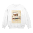 ジツハ、プリンナンダヨ。のアジフライ　オン・ザ　ハーゲンダッツ Crew Neck Sweatshirt