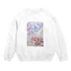 【ホラー専門店】ジルショップの上品な花々 Crew Neck Sweatshirt