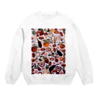 花エヴリのベジタブル Crew Neck Sweatshirt