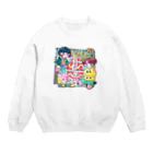 あきかんのゆめかわいいとサブカル Crew Neck Sweatshirt