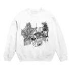 CAFEKiitosの7周年記念グッズ 【CAFE Kiitos × Colorful Laughin' works】ver. Crew Neck Sweatshirt