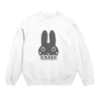 ButterConyのシンプルうさぎロゴマーク Crew Neck Sweatshirt