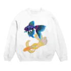 あやるの鉄魚 Crew Neck Sweatshirt