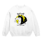 kocoon（コクーン）のお疲れさまオオカミ Crew Neck Sweatshirt