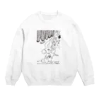 【Yuwiiの店】ゆぅぅぃーのうさ恋★白黒に〠恋してる Crew Neck Sweatshirt