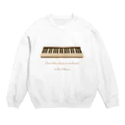 ekoeko ショップのピアノ スウェット Crew Neck Sweatshirt