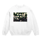 サキノと申しますのシロコスモズ Crew Neck Sweatshirt