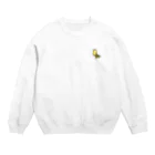 おかしな動物Shopの首の短いきりんくん Crew Neck Sweatshirt