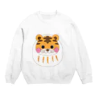 まんまるのとらだるま Crew Neck Sweatshirt